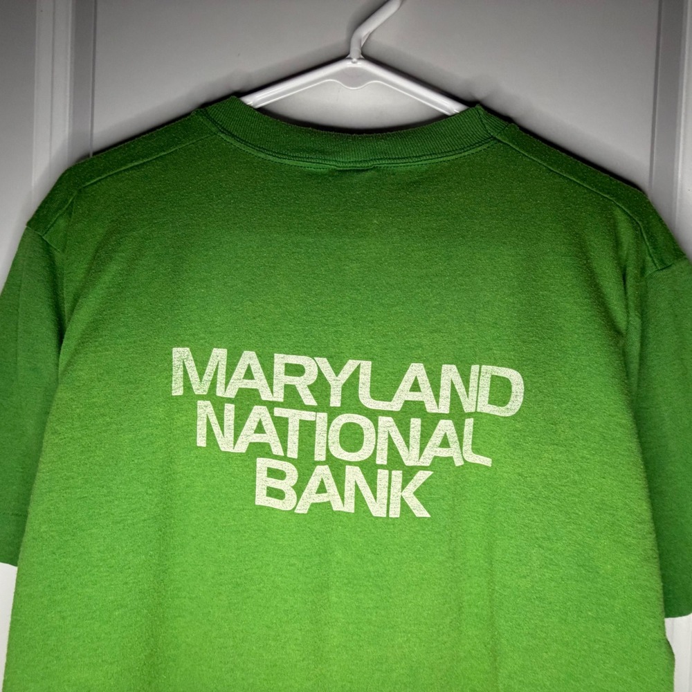 Vintage 80's Jerzees Maryland National Bank HOMES Single Stitch T-Shirt Mens XL
